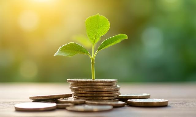 Graphe de croissance durable symbolisant l'opportunité stratégique